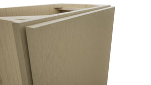 Fabuwood Luxe Desert Oak B21FD-12D Base Full Door Cabinet, Detail View