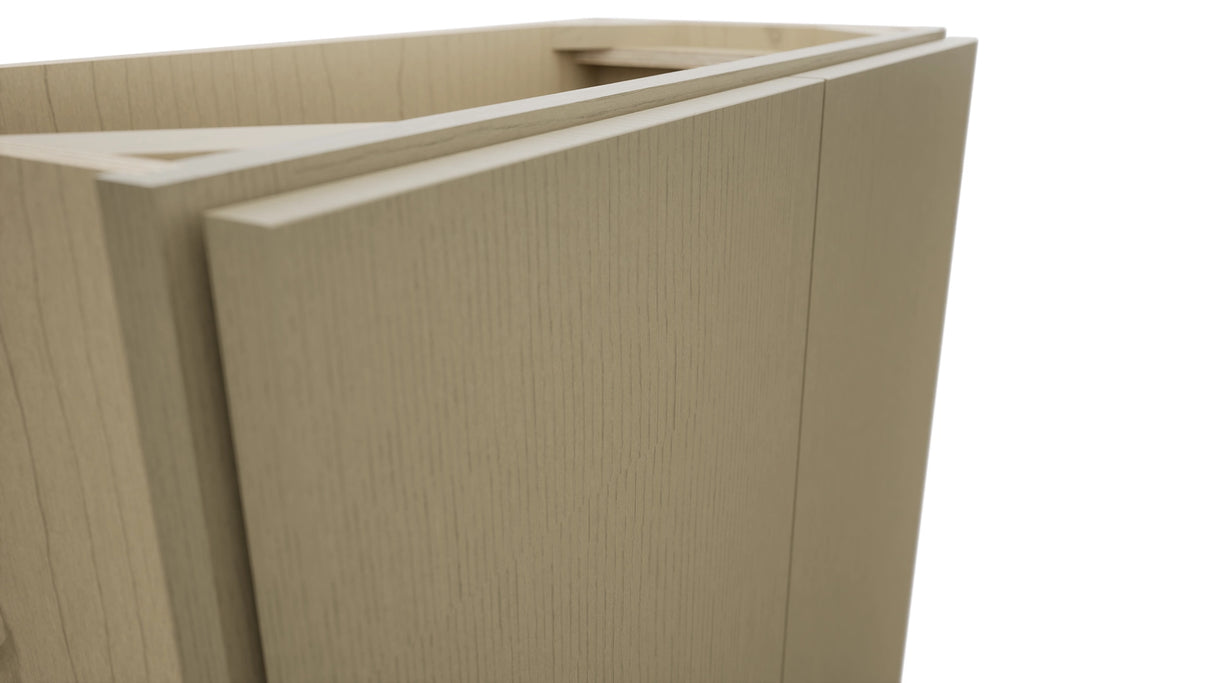 Fabuwood Luxe Desert Oak B27FD-12D Base Full Door Cabinet, Detail View