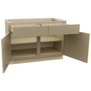 Fabuwood Luxe Desert Oak B48 Base Standard Cabinet, Open View