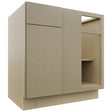 Fabuwood Luxe Desert Oak BLB39/42 Base Corner Blind Cabinet, Front View