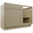 Fabuwood Luxe Desert Oak BLB48/51 Base Corner Blind Cabinet, Front View