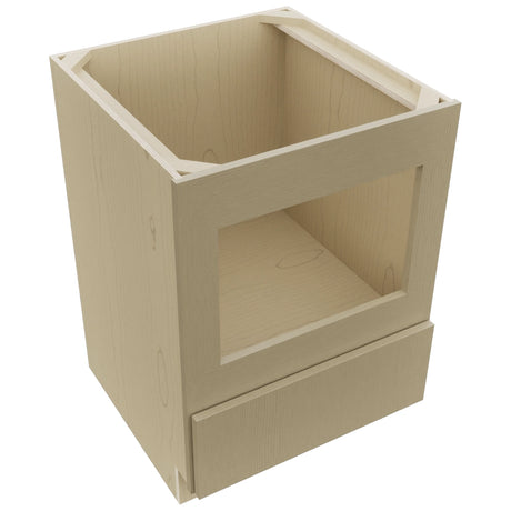 Fabuwood Luxe Desert Oak BMC24 Base Microwave Cabinet, Top View