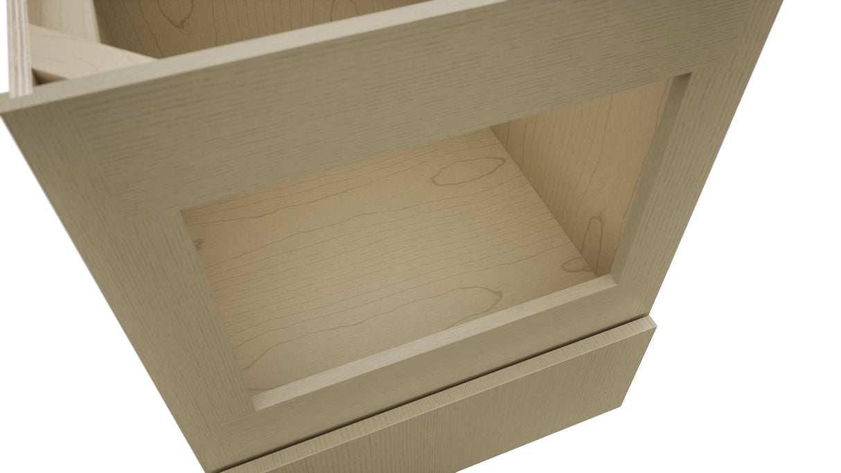 Fabuwood Luxe Desert Oak BMC24 Base Microwave Cabinet, Detail View