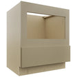 Fabuwood Luxe Desert Oak BMC30 Base Microwave Cabinet, Front View