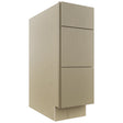 Fabuwood Luxe Desert Oak DB12 Base 3 Drawers Cabinet, Front View