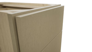 Fabuwood Luxe Desert Oak DB15-4 Base 4 Drawers Cabinet, Detail View