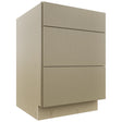 Fabuwood Luxe Desert Oak DB24 Base 3 Drawers Cabinet, Front View