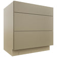 Fabuwood Luxe Desert Oak DB33 Base 3 Drawers Cabinet, Front View