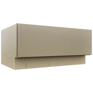 Fabuwood Luxe Desert Oak DBS36 Base Bench Seat Cabinet, Front View