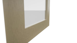 Fabuwood Luxe Desert Oak DS GDW1536 Wall Glass Door, Detail View