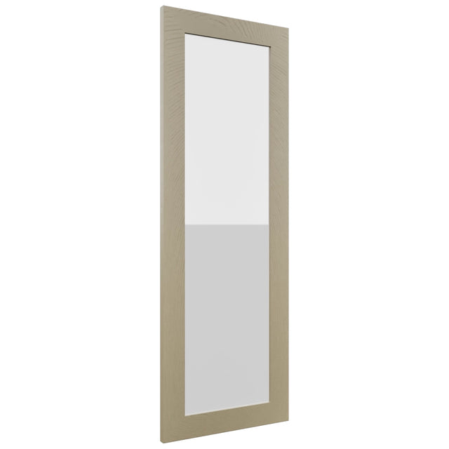 Fabuwood Luxe Desert Oak DS GDW1542 Wall Glass Door, Front View