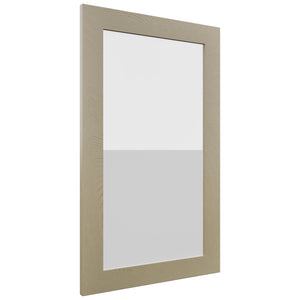 Fabuwood Luxe Desert Oak DS GDW1830 Wall Glass Door, Front View