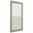 Fabuwood Luxe Desert Oak DS GDW1836 Wall Glass Door, Front View