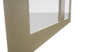 Fabuwood Luxe Desert Oak DS GDW3636 Wall Glass Door, Detail View