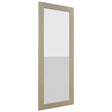 Fabuwood Luxe Desert Oak DS GDWD1857 Wall Glass Door, Front View