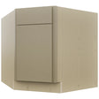Fabuwood Luxe Desert Oak DSB36 Base Corner Diagonal Sink Cabinet, Front View
