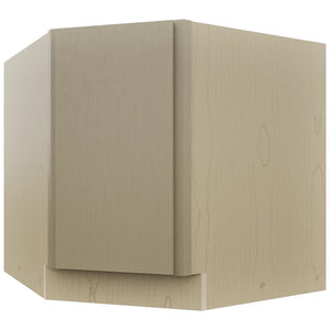 Fabuwood Luxe Desert Oak DSB36FD Base Corner Diagonal Sink Cabinet, Front View