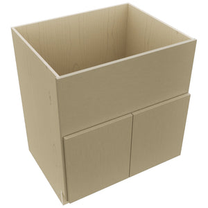Fabuwood Luxe Desert Oak FS30 Base Farm Sink Cabinet, Top View