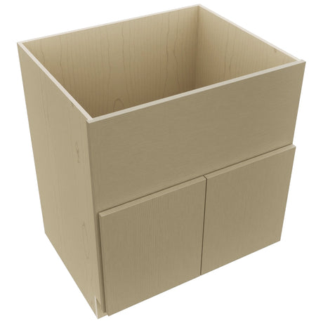 Fabuwood Luxe Desert Oak FS30 Base Farm Sink Cabinet, Top View
