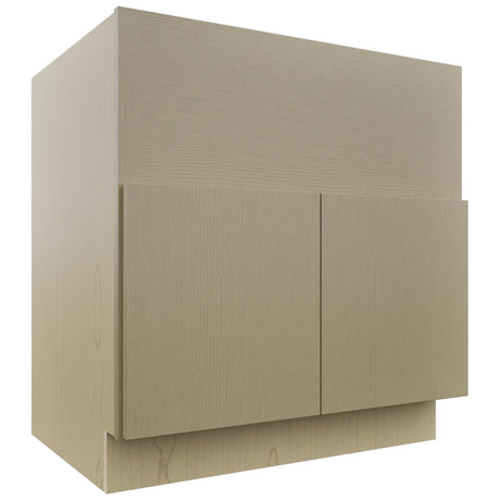 Fabuwood Luxe Desert Oak FS33 Base Farm Sink Cabinet, Front View