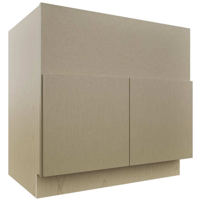 Fabuwood Luxe Desert Oak FS36 Base Farm Sink Cabinet, Front View