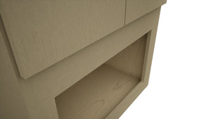 Fabuwood Luxe Desert Oak MC303621 Wall Microwave Cabinet, Detail View