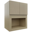 Fabuwood Luxe Desert Oak MC303921 Wall Microwave Cabinet, Front View