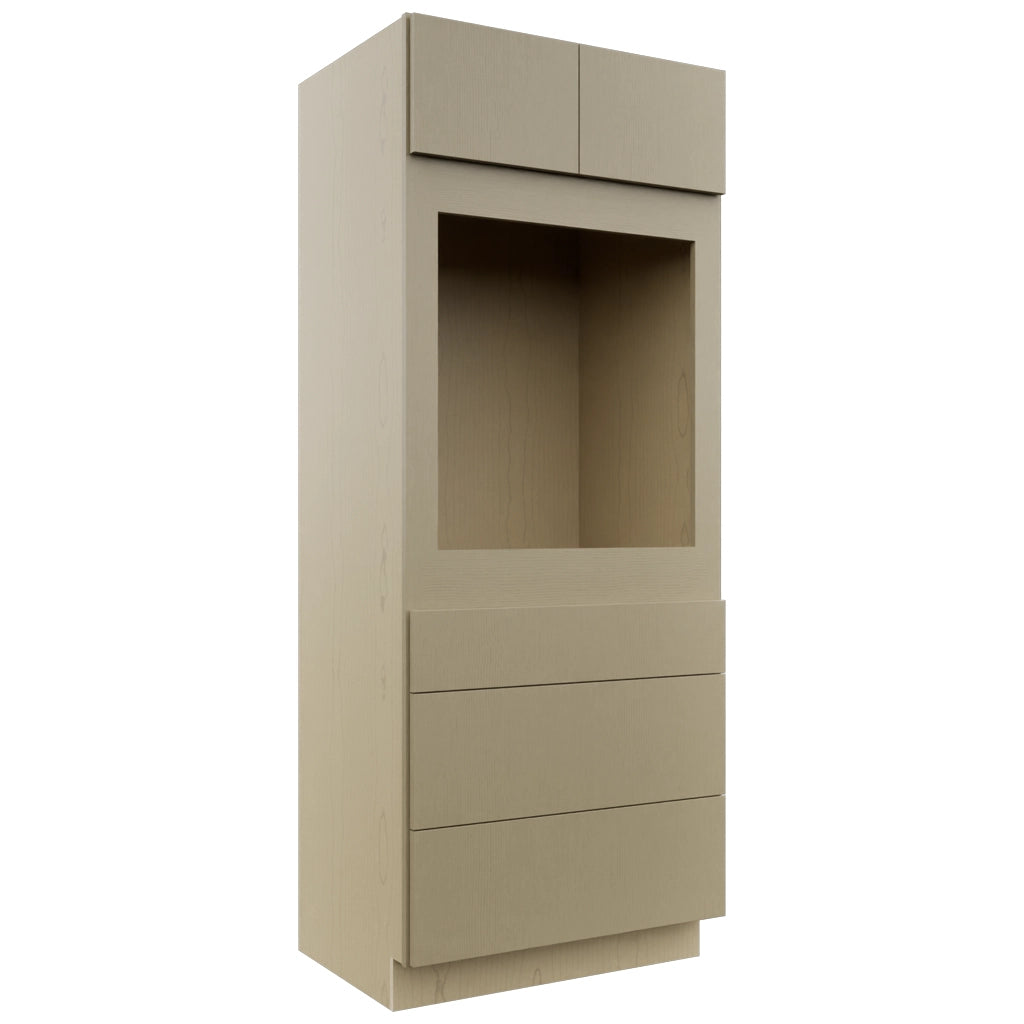 Fabuwood Luxe Desert Oak OC3384S Tall Oven Cabinet Single, Front View