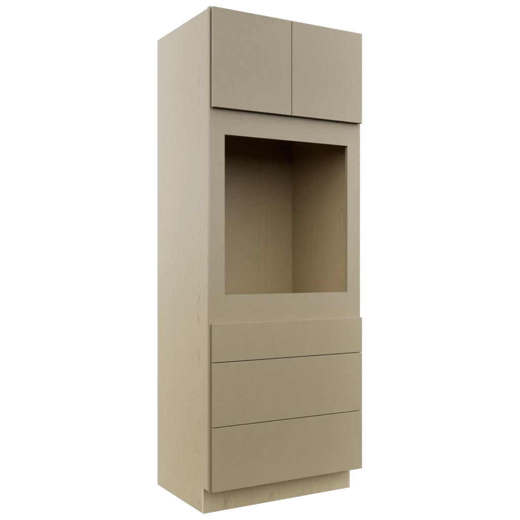 Fabuwood Luxe Desert Oak OC3390S Tall Oven Cabinet Single, Front View