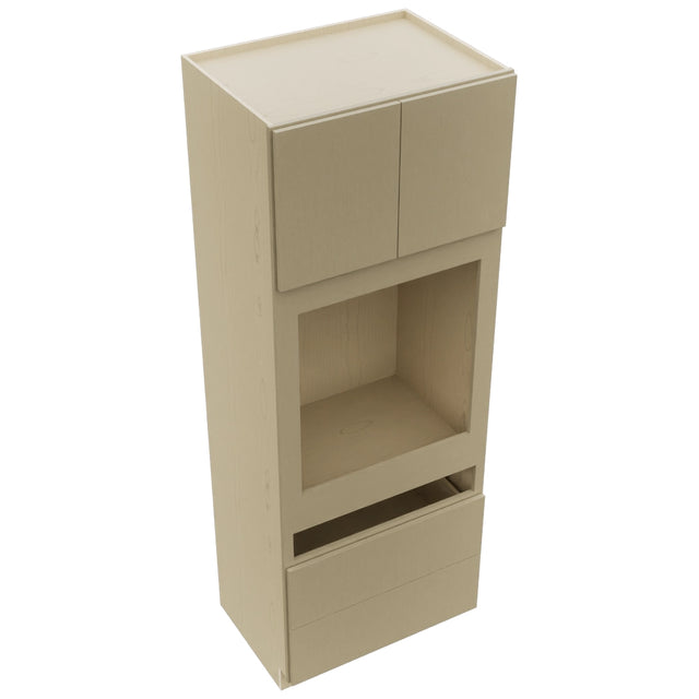 Fabuwood Luxe Desert Oak OC3393C Tall Oven Cabinet Combo, Top View