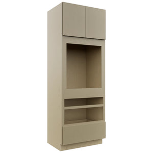 Fabuwood Luxe Desert Oak OC3393D Tall Oven Cabinet Double, Front View