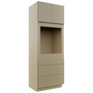 Fabuwood Luxe Desert Oak OC3393S Tall Oven Cabinet Single, Front View
