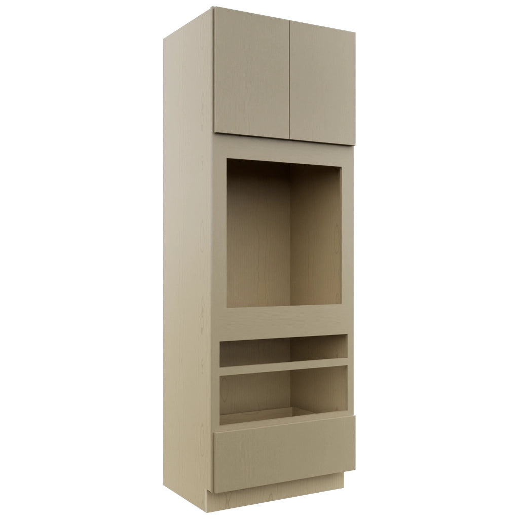 Fabuwood Luxe Desert Oak OC3396D Tall Oven Cabinet Double, Front View