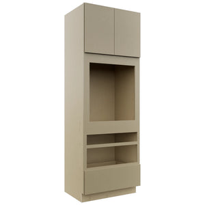 Fabuwood Luxe Desert Oak OC3396D Tall Oven Cabinet Double, Front View