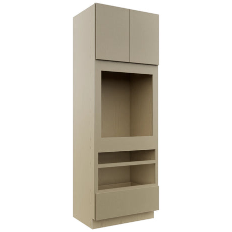 Fabuwood Luxe Desert Oak OC3396D Tall Oven Cabinet Double, Front View