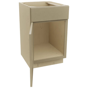Fabuwood Luxe Desert Oak SB21 Base Sink Cabinet, Open View