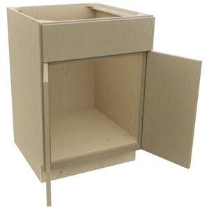 Fabuwood Luxe Desert Oak SB24 Base Sink Cabinet, Open View