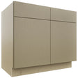 Fabuwood Luxe Desert Oak SB39 Base Sink Cabinet, Front View