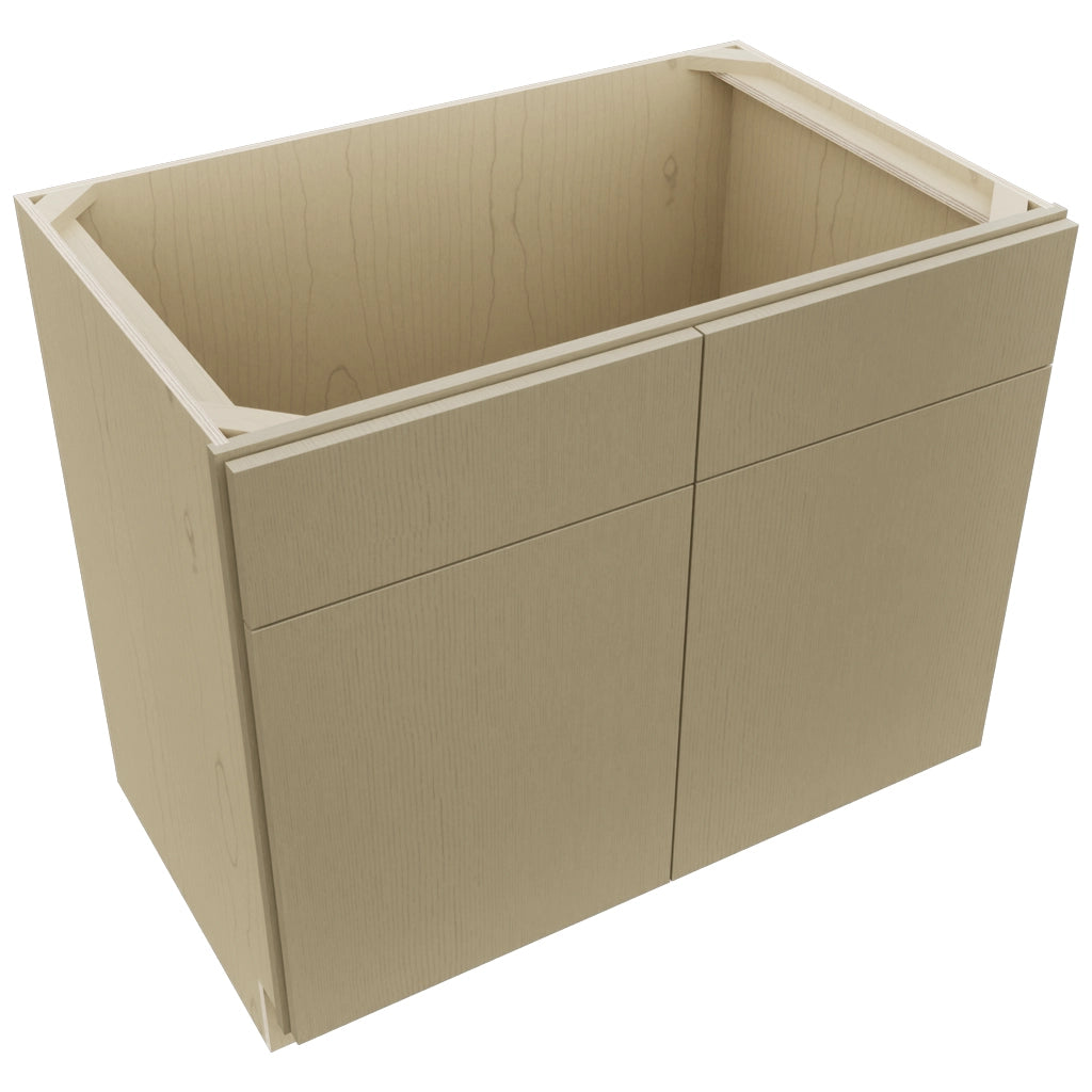 Fabuwood Luxe Desert Oak SB39 Base Sink Cabinet, Top View