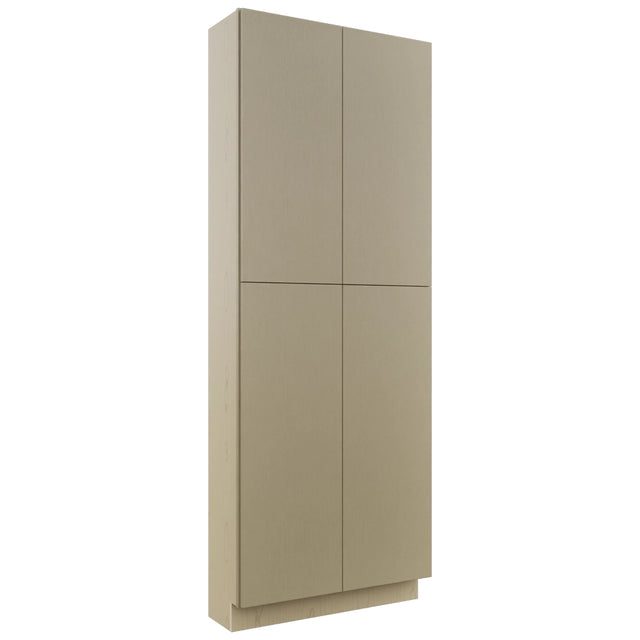 Fabuwood Luxe Desert Oak TP361296 Tall Pantry Cabinet, Front View