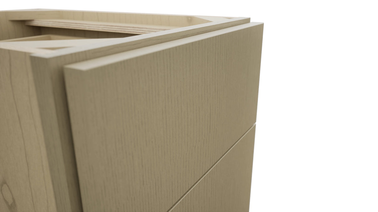 Fabuwood Luxe Desert Oak VB15-34 Vanity Base Standard Cabinet, Detail View