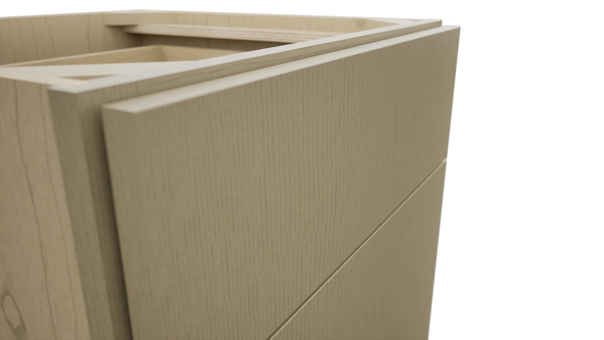 Fabuwood Luxe Desert Oak VB21-34 Vanity Base Standard Cabinet, Detail View
