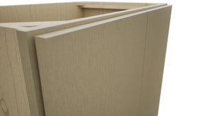 Fabuwood Luxe Desert Oak VB33FD Vanity Base Standard Cabinet, Detail View