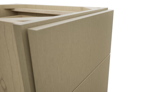 Fabuwood Luxe Desert Oak VDB15-34 Vanity Drawer Cabinet, Detail View