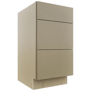 Fabuwood Luxe Desert Oak VDB18-34 Vanity Drawer Cabinet, Front View