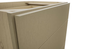 Fabuwood Luxe Desert Oak VDB27-34 Vanity Drawer Cabinet, Detail View