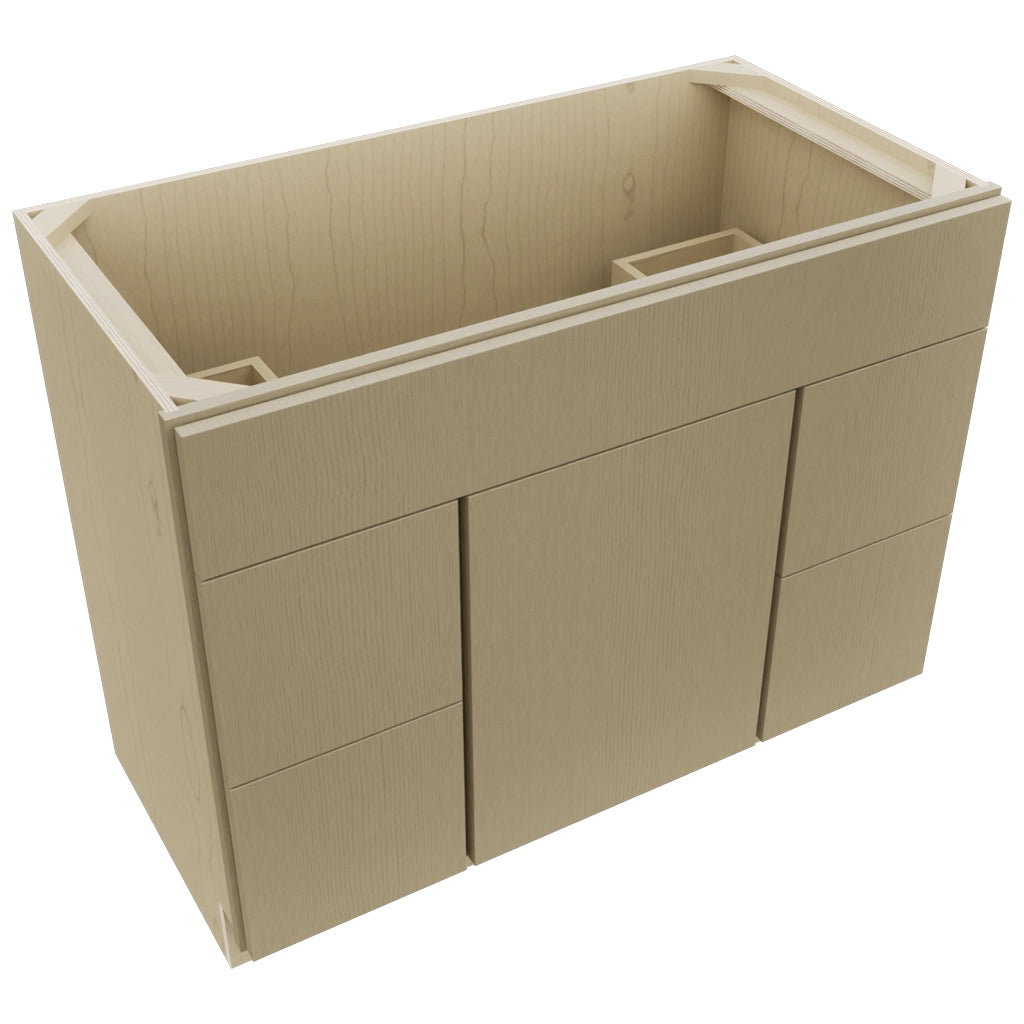Fabuwood Luxe Desert Oak VSD30DL Vanity Combo Cabinet, Top View