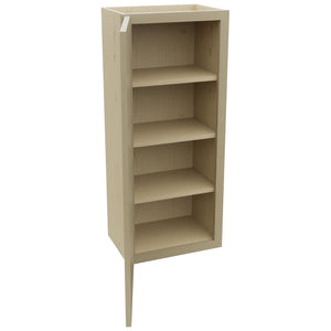 Fabuwood Luxe Desert Oak W1842 Wall Standard Cabinet, Open View