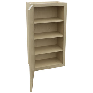 Fabuwood Luxe Desert Oak W2139 Wall Standard Cabinet, Open View