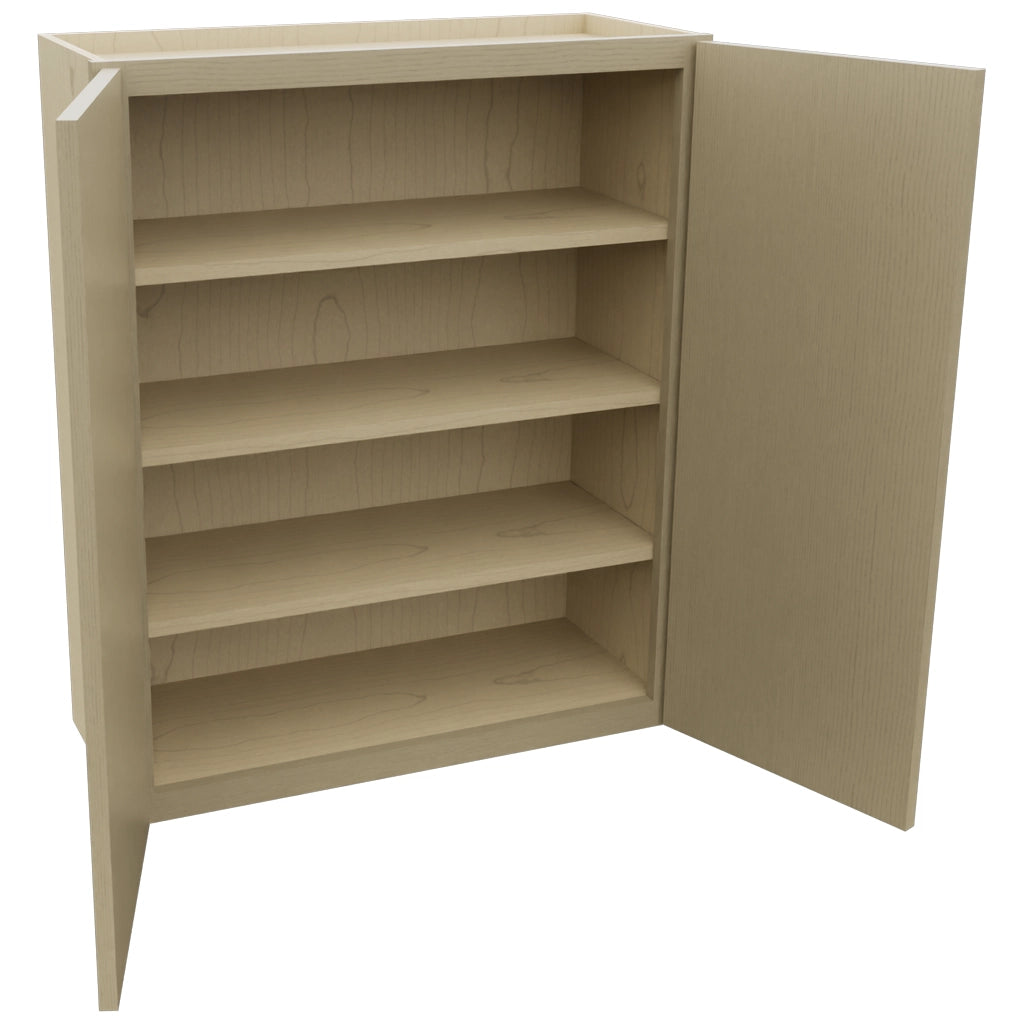 Fabuwood Luxe Desert Oak W3036 Wall Standard Cabinet, Open View